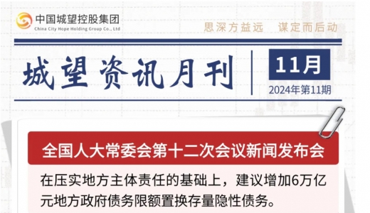 城望資訊11月刊丨地方化債開新局；“低空經(jīng)濟30年特許經(jīng)營權(quán)”成功轉(zhuǎn)出；“置換存量隱性債務(wù)” 再融資專項債