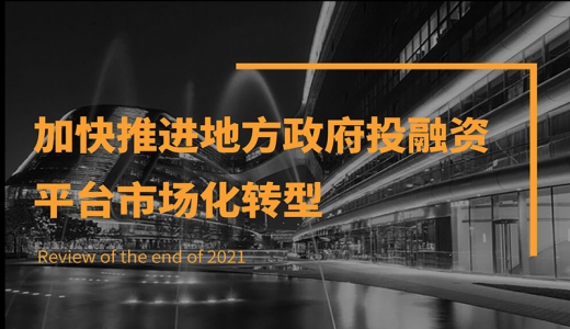 加快推進(jìn)地方政府投融資平臺(tái)市場(chǎng)化轉(zhuǎn)型